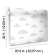 preview thumbnail 4 of 3, Disney Winnie the Pooh Cloud Grey Wallpaper