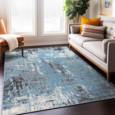 World Rug Gallery Modern Abstract Area Rug