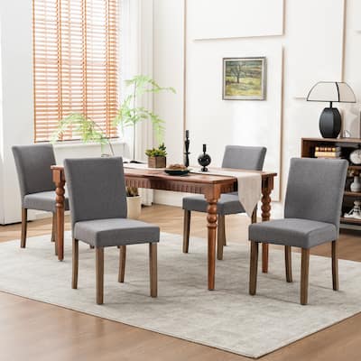 Upholstered Dining Chairs Set of 4, Armless Kitchen Chairs