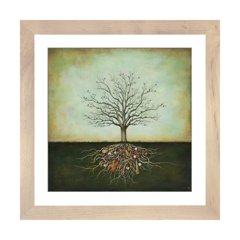 iCanvas "Strung Together" by Duy Huynh - Natural - 24x24x1