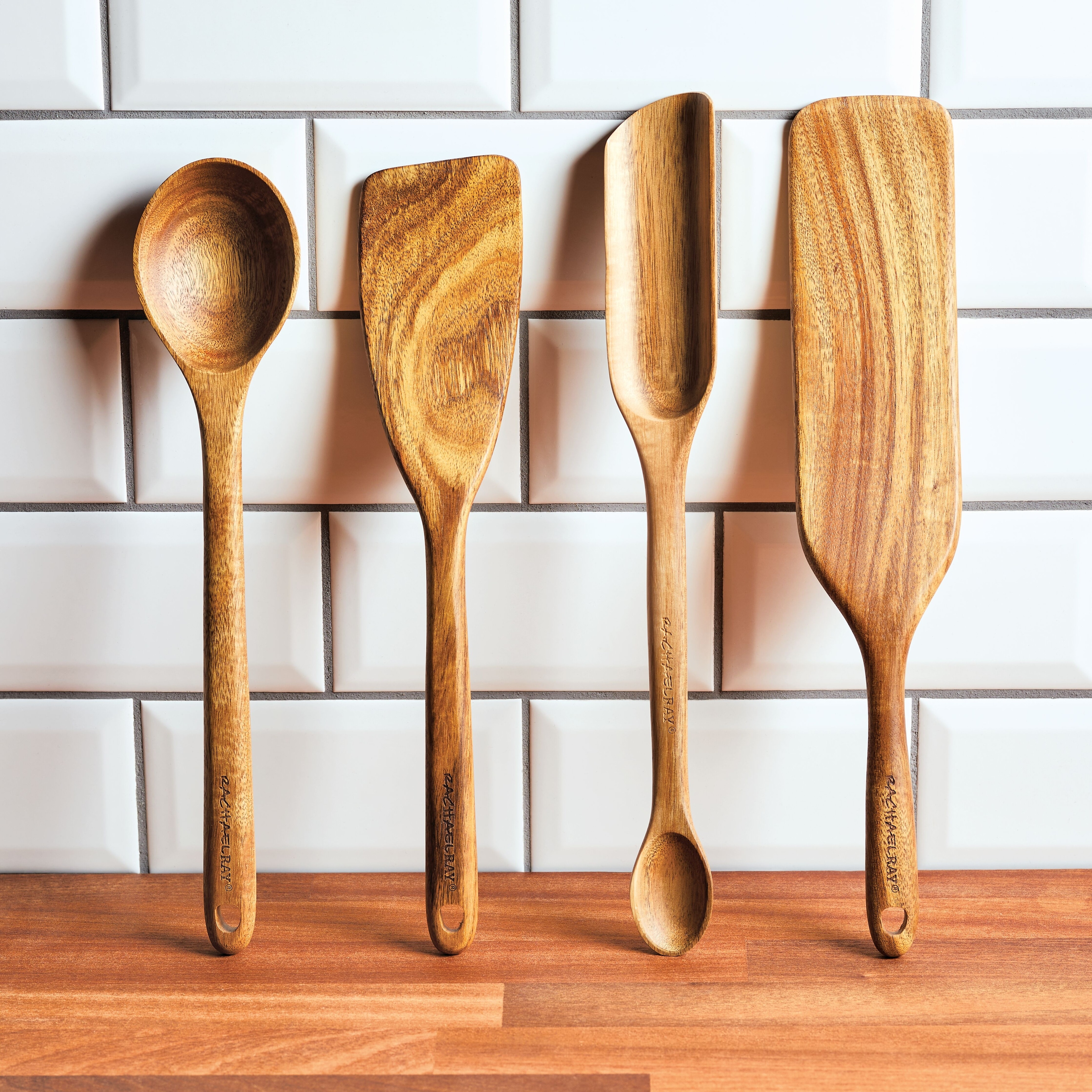 Rachael Ray Tools & Gadgets Wooden Kitchen Utensil Set (3-Piece