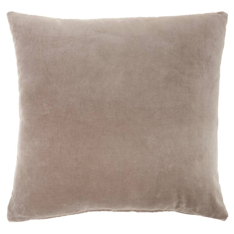 Mina Victory Life Styles Glam Solid Velvet Throw Pillow