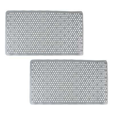 Bath Bliss 2 Pack Self-Draining Bath Mat