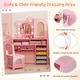 preview thumbnail 9 of 20, Costway Kids Vanity with Lights with 5 Drawers & 2 Compartments, - See Details