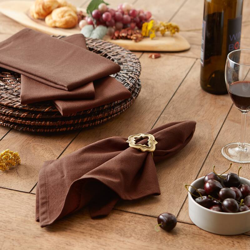 DII Solid Cotton Napkin Set/6