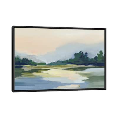 iCanvas "Forest Sunset View" by Lera Framed Canvas Print