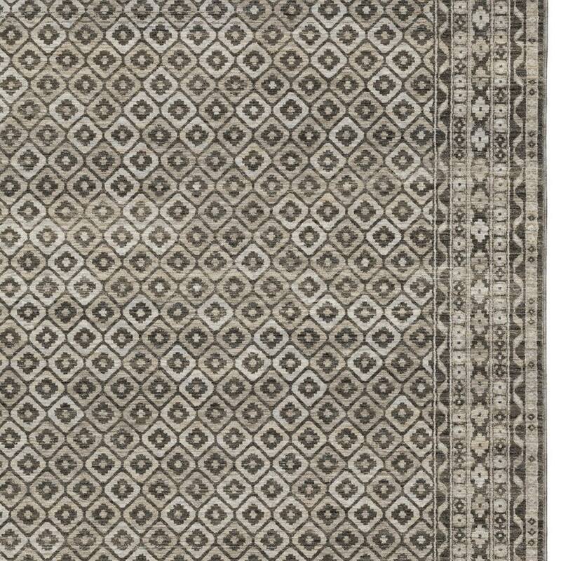 HomeRootsDiamond Traditional Rectangle Area Rug