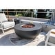preview thumbnail 9 of 29, Eclipse 44" Round Outdoor Fire Pit Table by AMS Fireplace