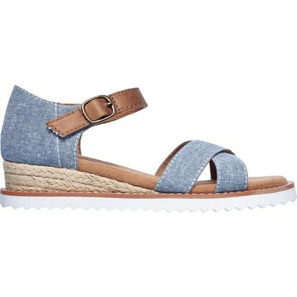 skechers denim sandals