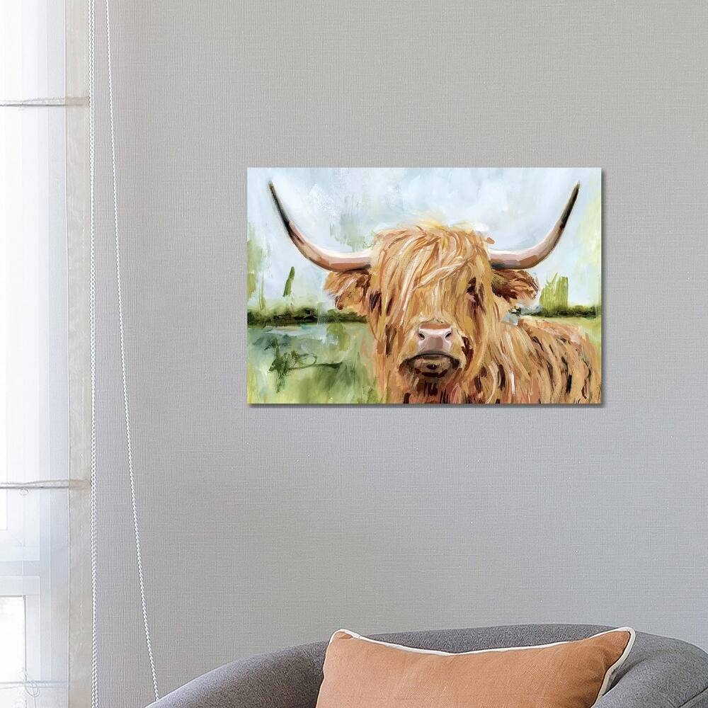 iCanvas "Highland Grazer I" by Victoria Borges Canvas Print