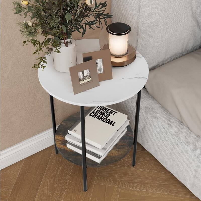 C Shaped End Table