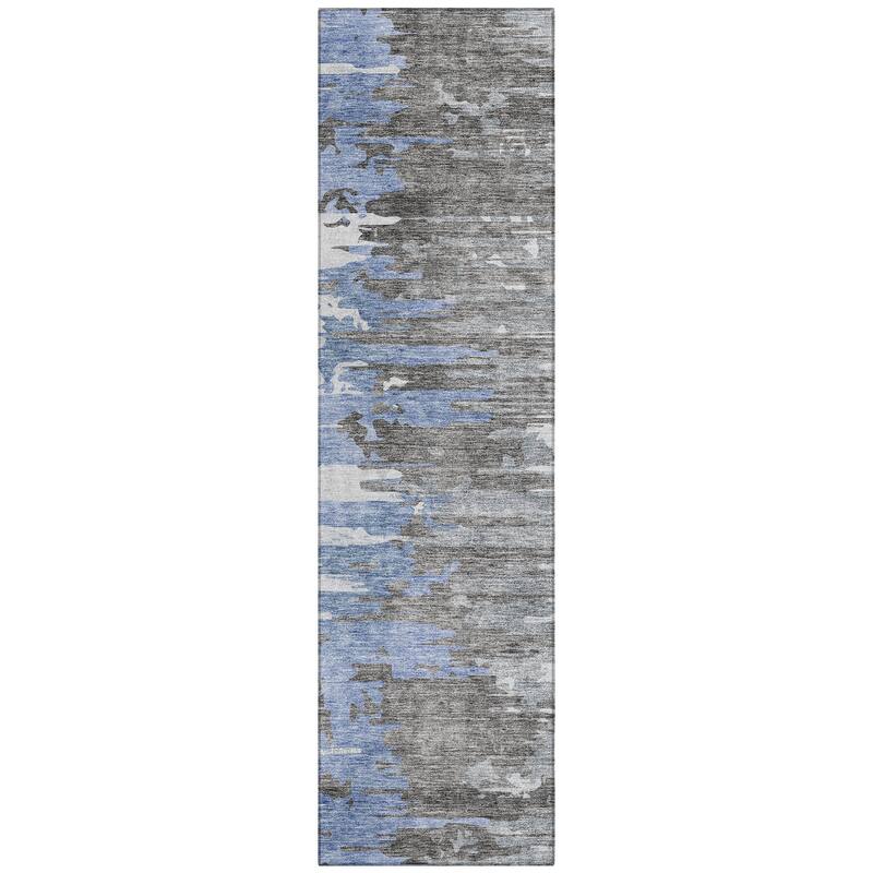 Machine Washable Indoor/ Outdoor Chantille Modern Ombre Rug