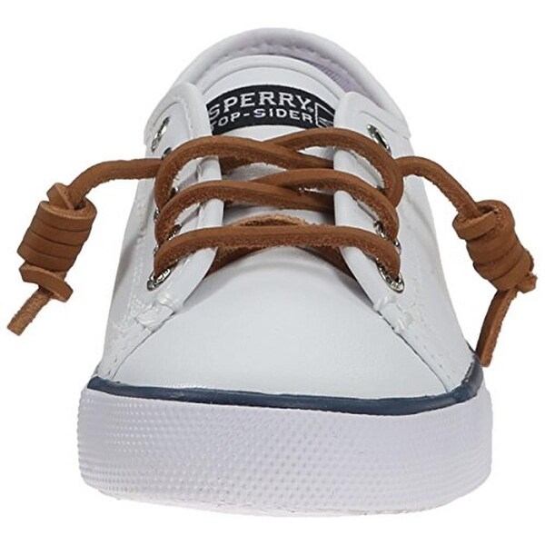 sperry seacoast boat shoe leather