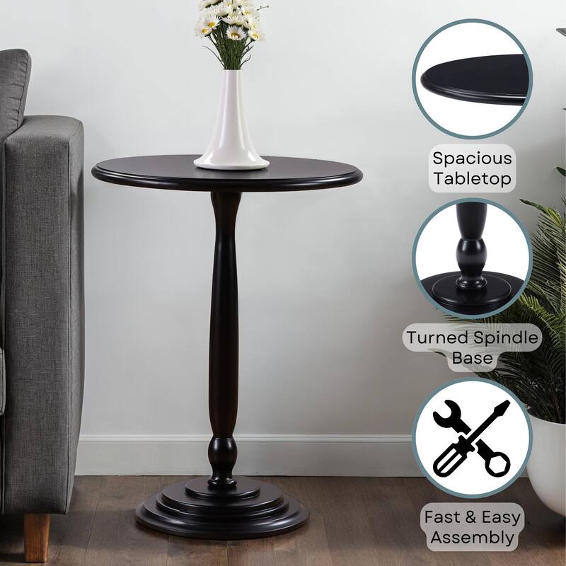 Convenience Concepts Classic Accents Amelia Spindle Table