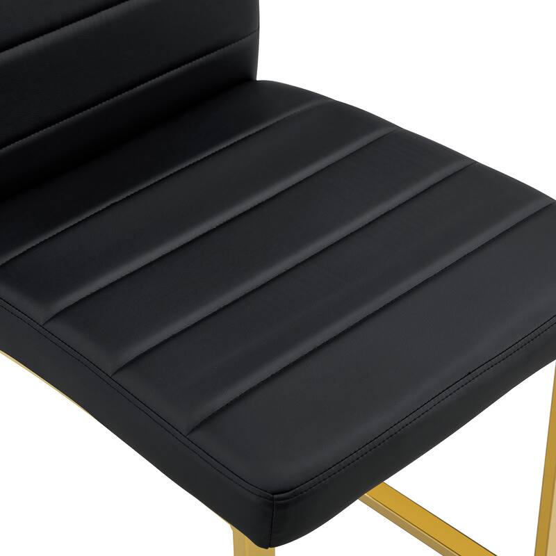 Set of 2- Heavy-duty chairs set: 2.1" thick cushion, iron frame, perfect for home or office. Classic colors, great value