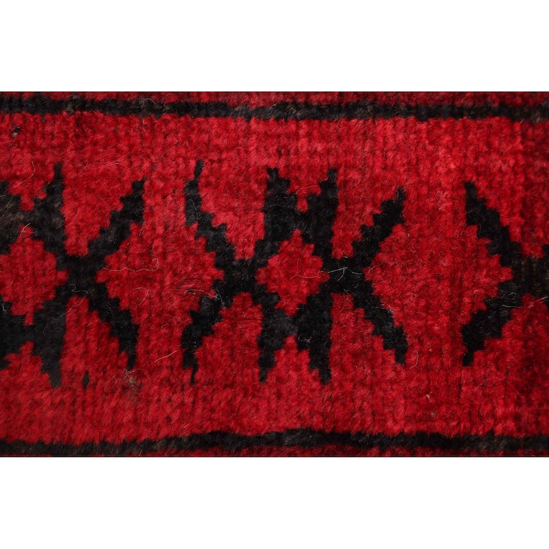 ECARPETGALLERY Hand-knotted Khal Mohammadi Red Wool Rug - 6'9 x 8'2
