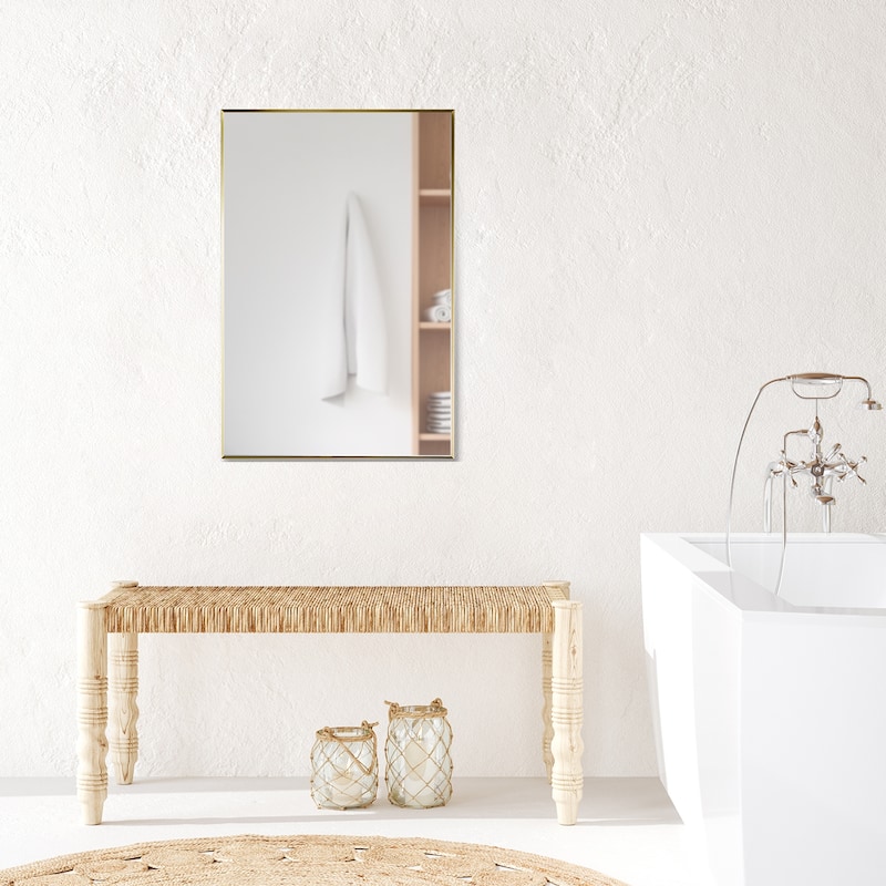 Altair Sassi Bathroom/Vanity Aluminum Framed Wall Mirror