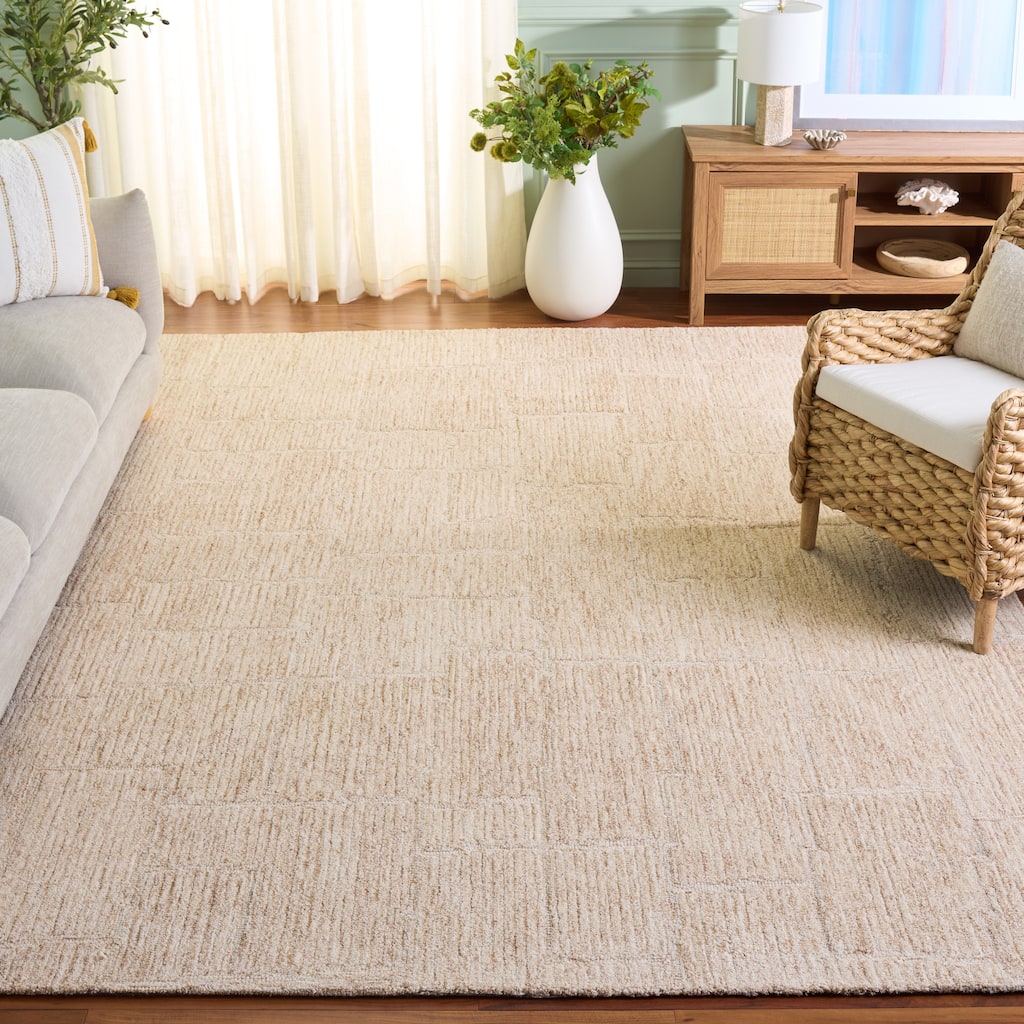 SAFAVIEH Handmade Pine Ruwaydah Modern & Contemporary Wool Rug