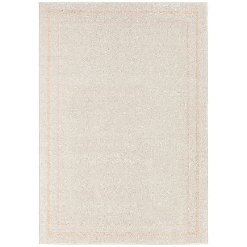 Nourison Sandy Indoor / Outdoor Solid Area Rug - 5' x 7' - Ivory/Gold
