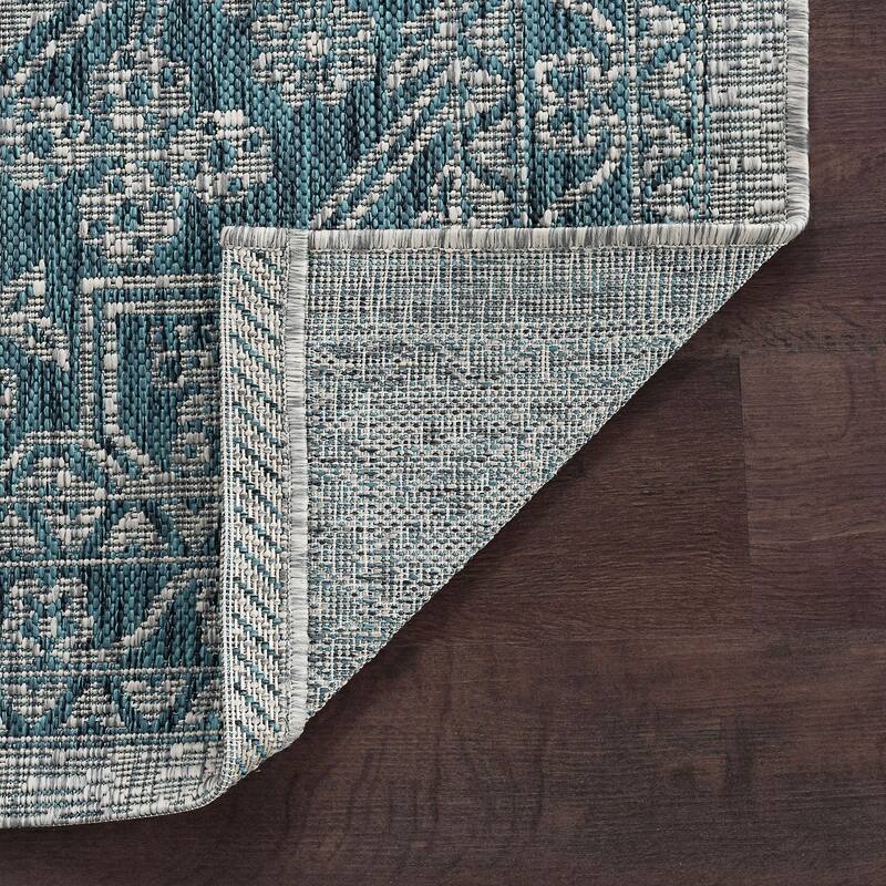 Colonnade Traditional Medallion Indoor/Outdoor Area Rug