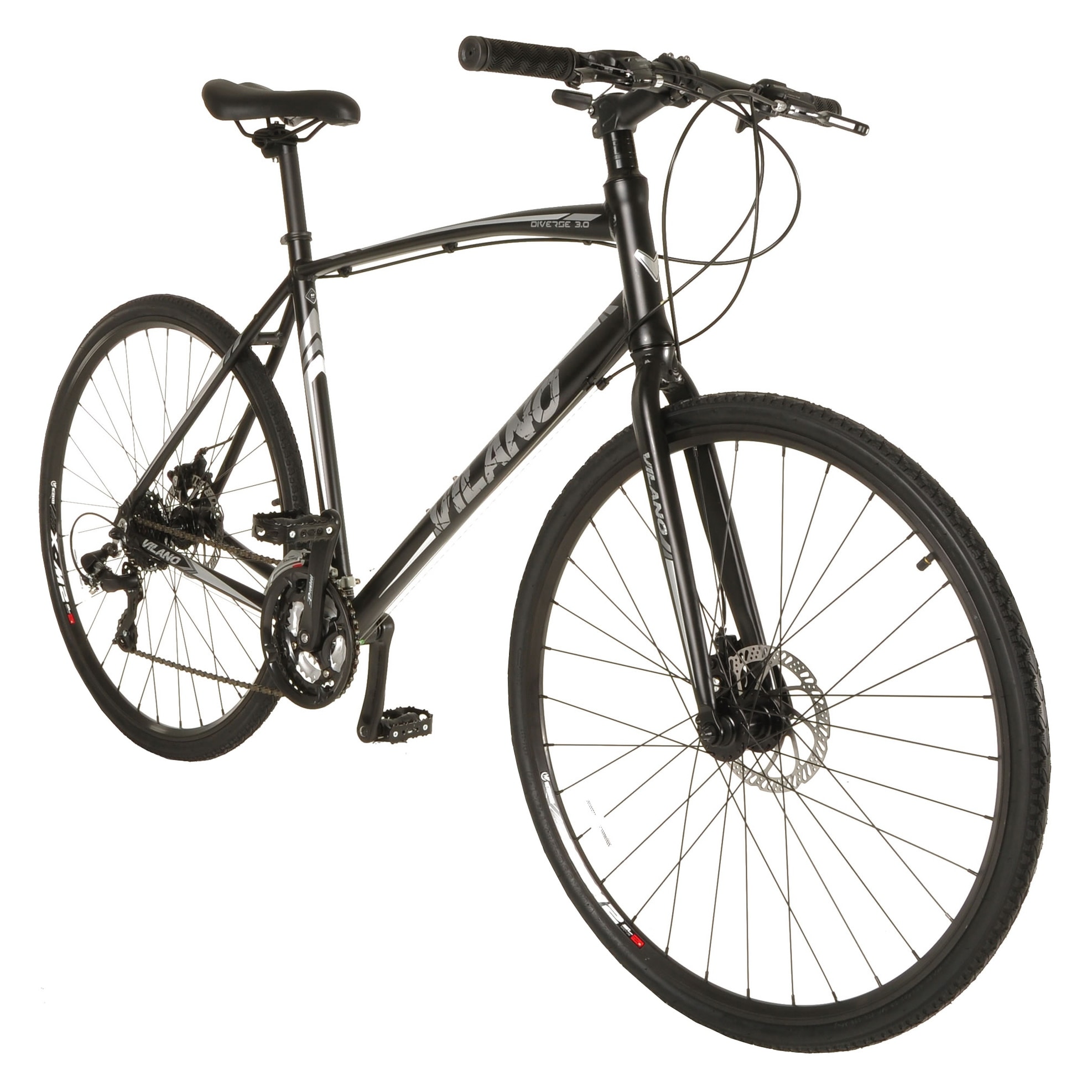 Vilano diverse 3.0 performance hybrid road bike 24 speed shimano disc brakes stores online