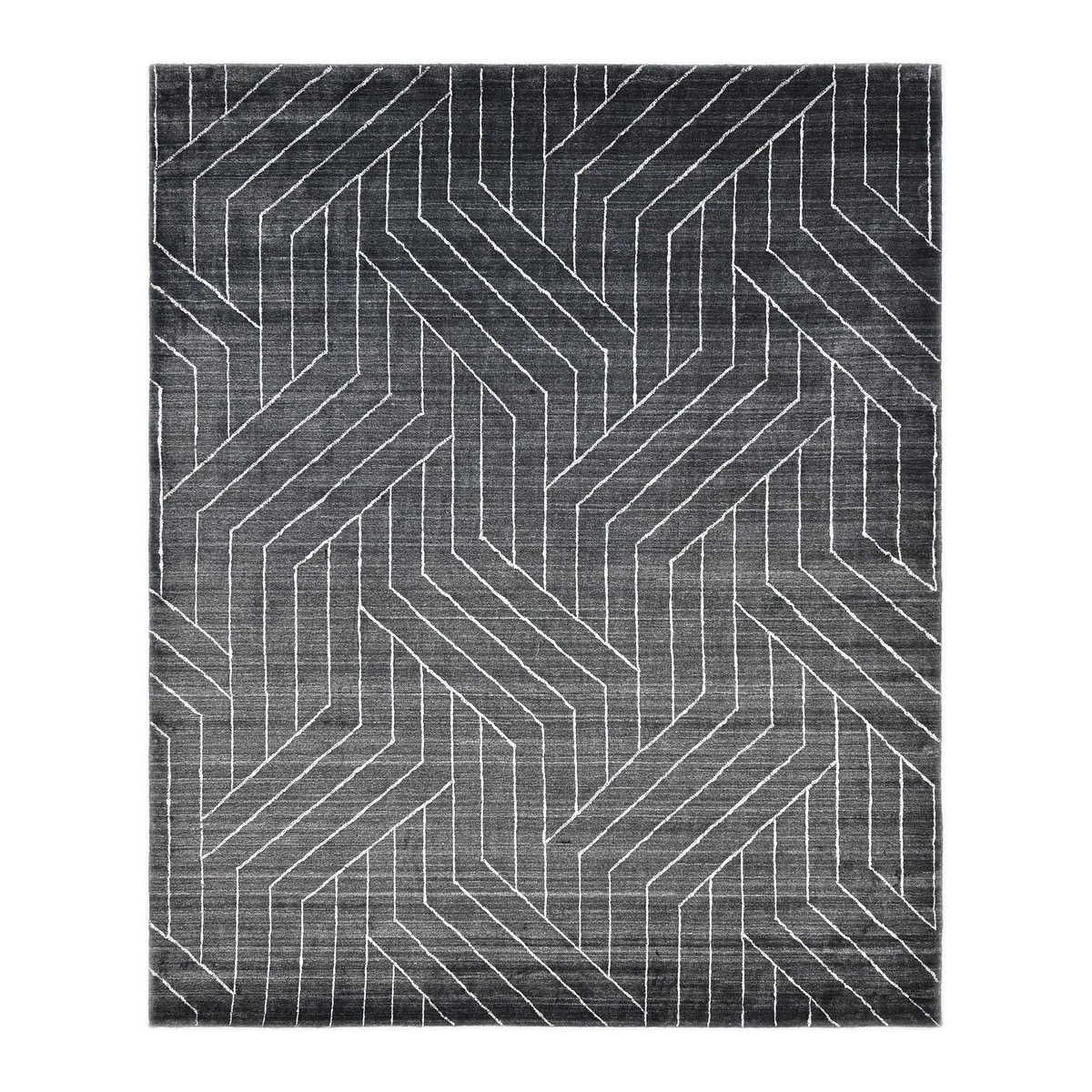 Overton Handmade Modern Contemporary Geometric Area Rug