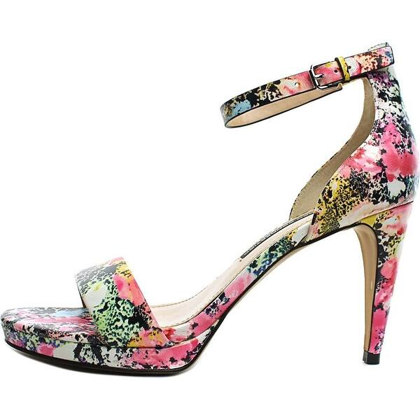 Shop French Connection Womens Nata Leather Open Toe Formal Ankle