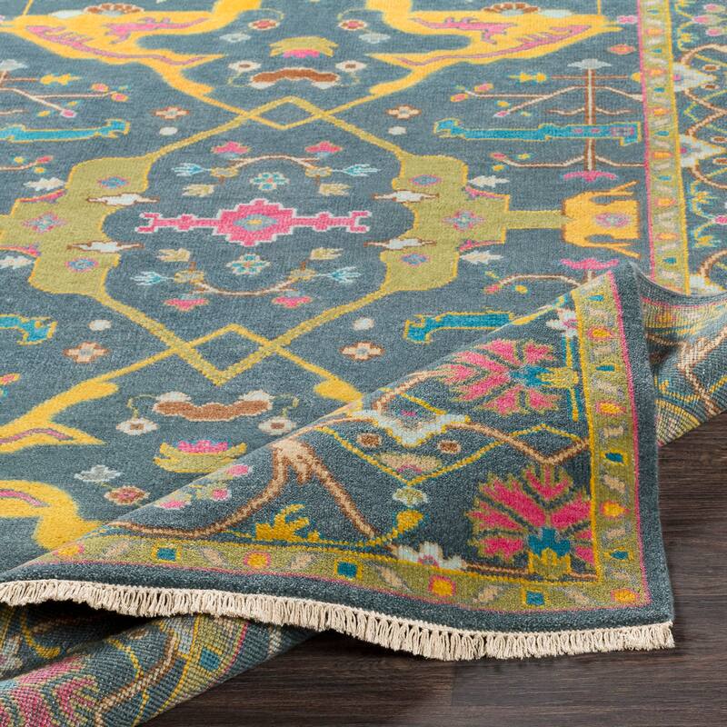Handmade Dimitri Vibrant Persian Wool Area Rug