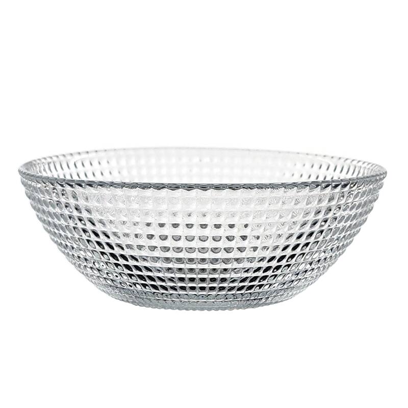 5 Inch Glass Bowls with Captivating Beaded Pattern Perfect for Both Casual and Formal Occasions