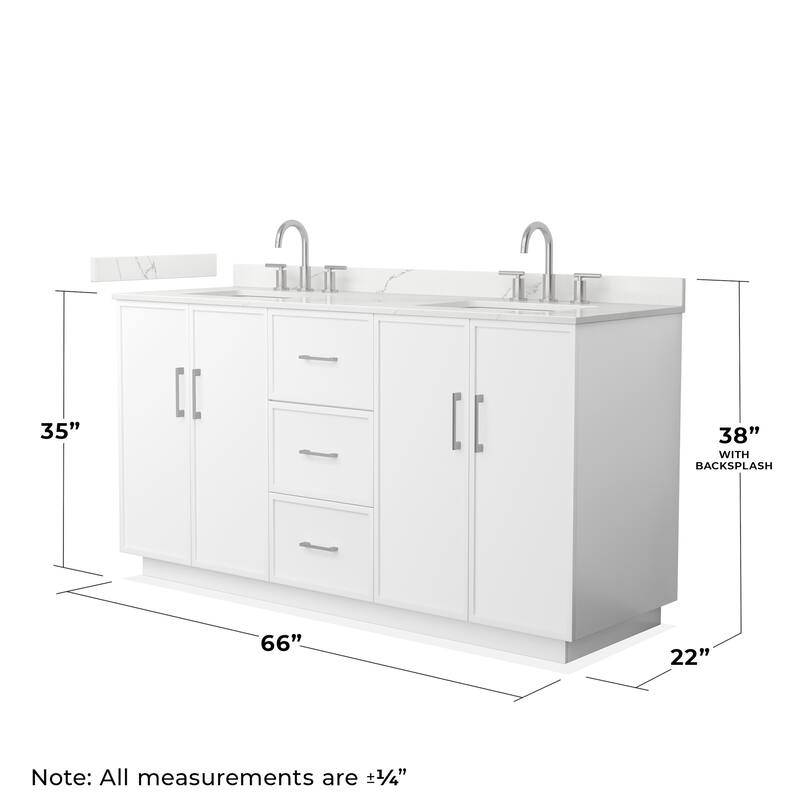 Wyndham Collection WCH7474-66D-QTZ-US3MXX Elan TK 66" Free Standing