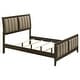 preview thumbnail 1 of 30, Wilkes 51-inch Upholstered Bed Dark Cocoa Dark Cocoa / Brown - Full