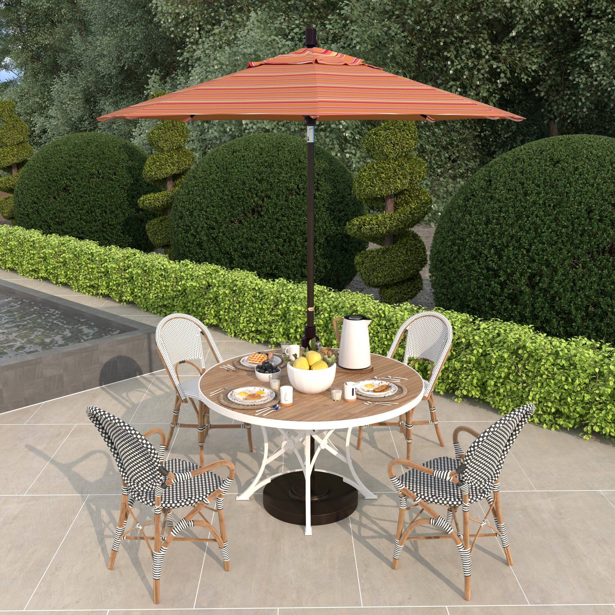 7.5 terracotta patio umbrella Garden Eucalyptus Not only will this umbrella withstand weathering California Umbrella 7.5 ft. Fiberglass