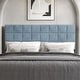 preview thumbnail 14 of 20, CraftPorch Square Stitching Velvet Upholstered Headboard