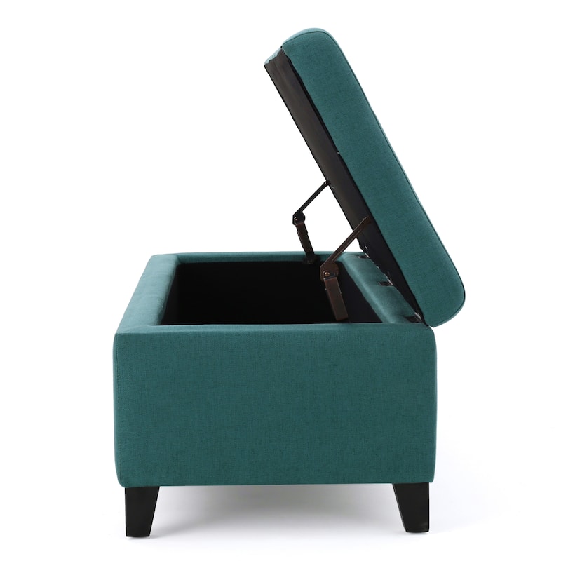 Mission Tufted Fabric Storage Ottoman Bench by Christopher Knight Home - 50.50"L x 18.75"W x 16.00"H