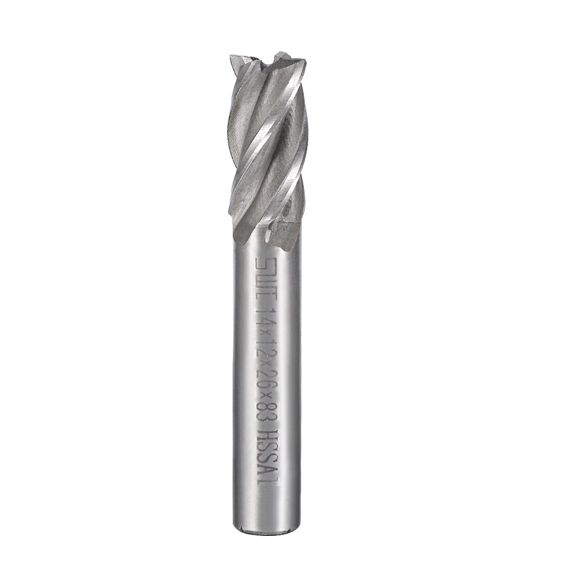 4PCS HSS-AL 3 Flute Straight End Mill Cutter CNC Router Bits 2 x 6 x 7mm