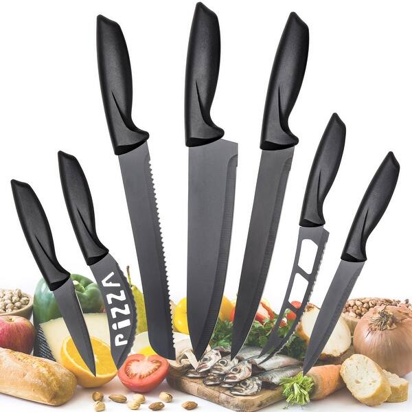 Shop Stainless Steel Multi Use Kitchen Knife Set Set Of 7 Quick