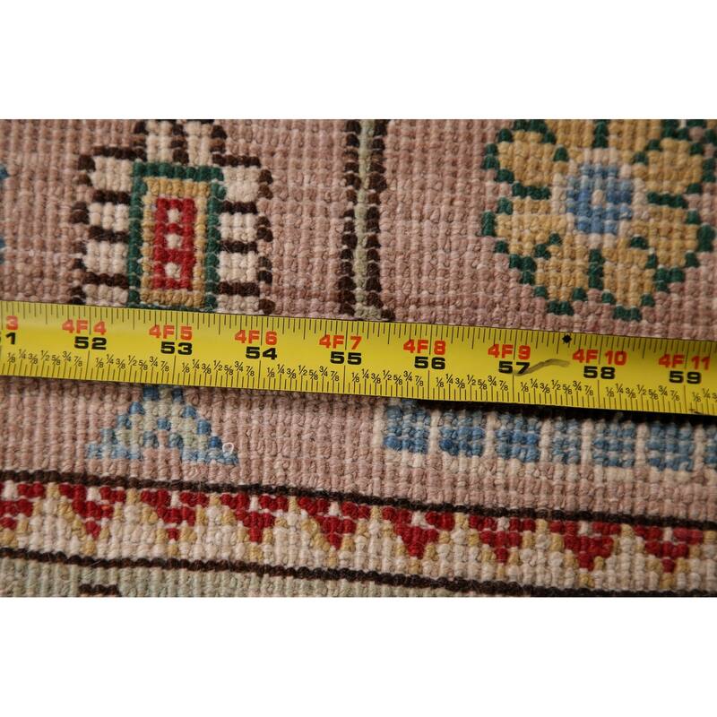 Vegetable Dye Oushak Turkish Rug Hand-knotted Wool Carpet - 6'5"x 8'3"