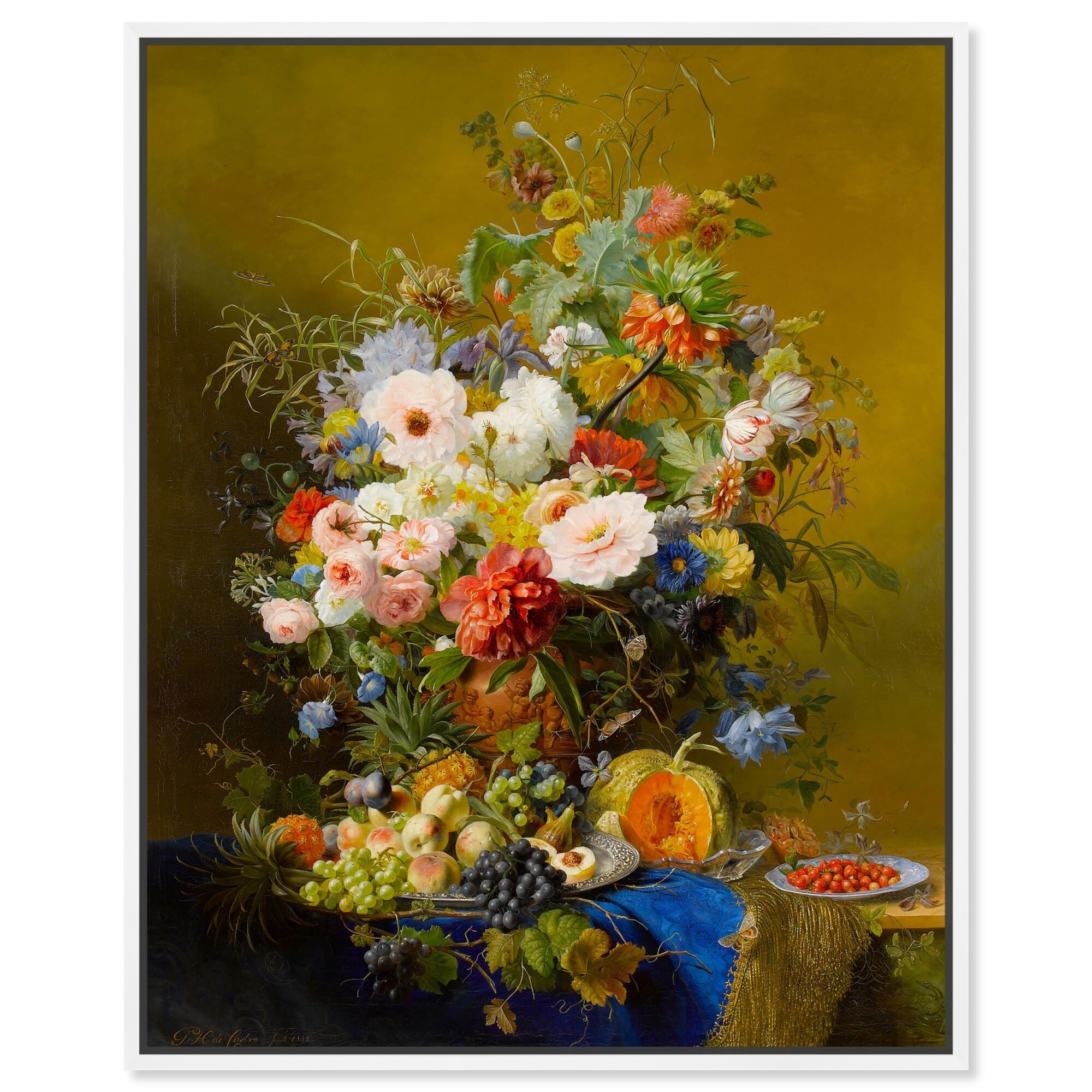 A Still Life Canvas Vintage Farmhouse Wall Art by Art Remedy