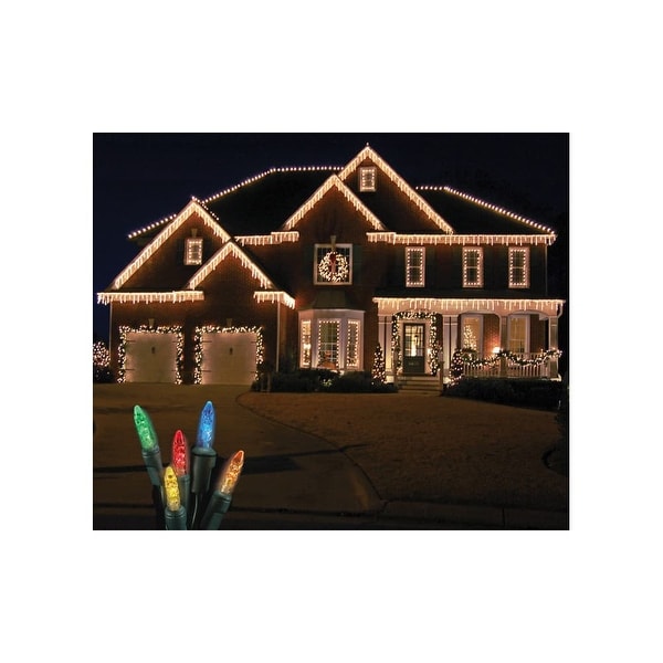 Christmas At Winterland S Icm55m Ig Standard Icicle Lights M5 Christmas At Winterland S Icm55m Ig Standard Icicle Lights M5 Led Multicolor Color Faceted 70 Green Wire 22 Gauge Free Shipping On Orders Over