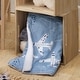 preview thumbnail 7 of 6, Bedtime Originals Little Aviator Blue/White Airplane Soft Fleece Baby Blanket