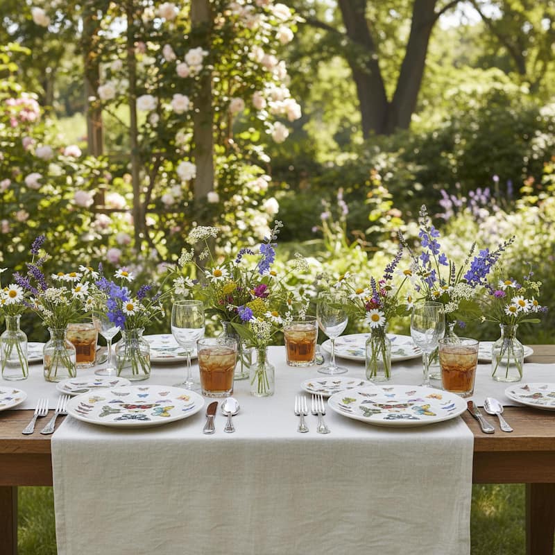 Portmeirion Botanic Garden Set of 4 Harmony Salad Plates - 8.5" D