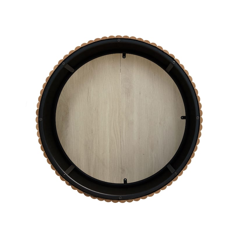 Roomfitters Round Coffee Table, Modern Accent Side Table, Wooden Center Table
