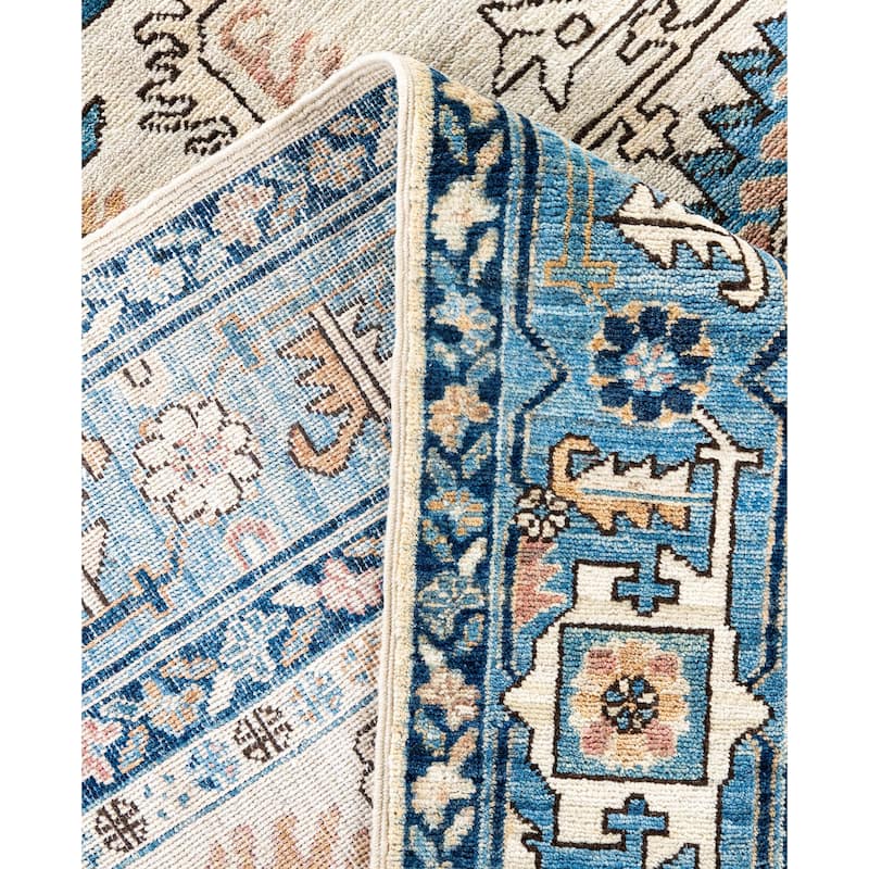 Serapi One-of-a-Kind Hand-Knotted Area Rug - Ivory - 8' 2" x 9' 9"