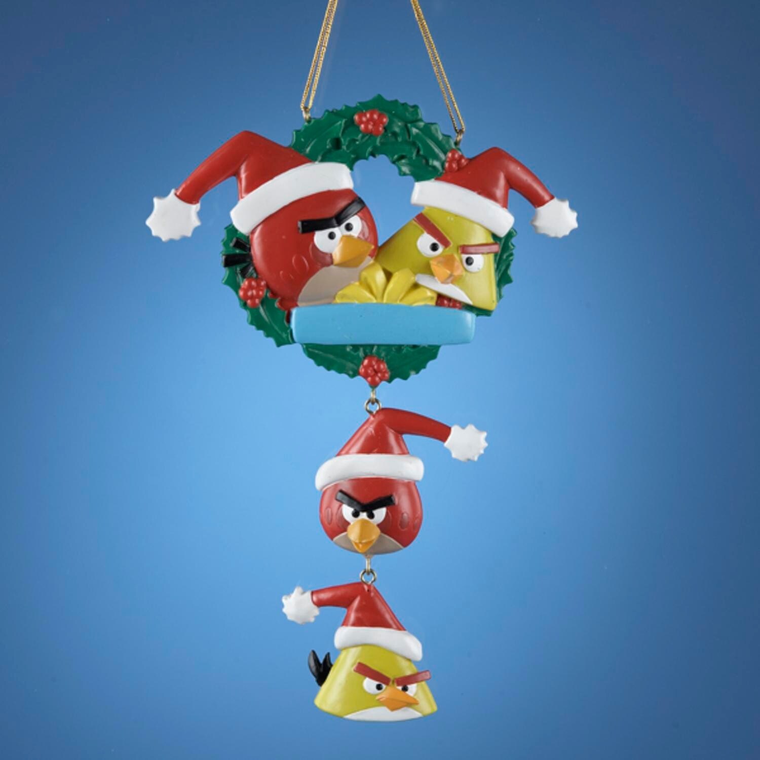 Shop Club Pack Of 12 Red And Yellow Angry Birds Family Of Four
