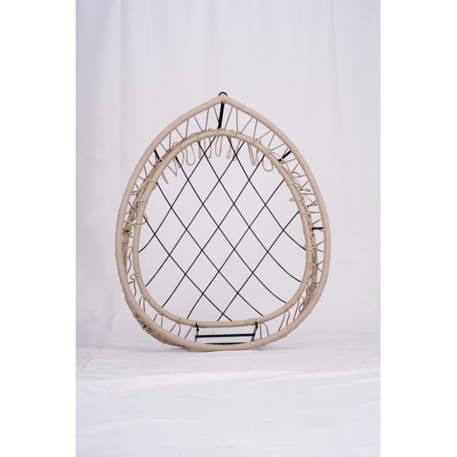 Outdoor Egg-shaped Hanging Chair with Stand