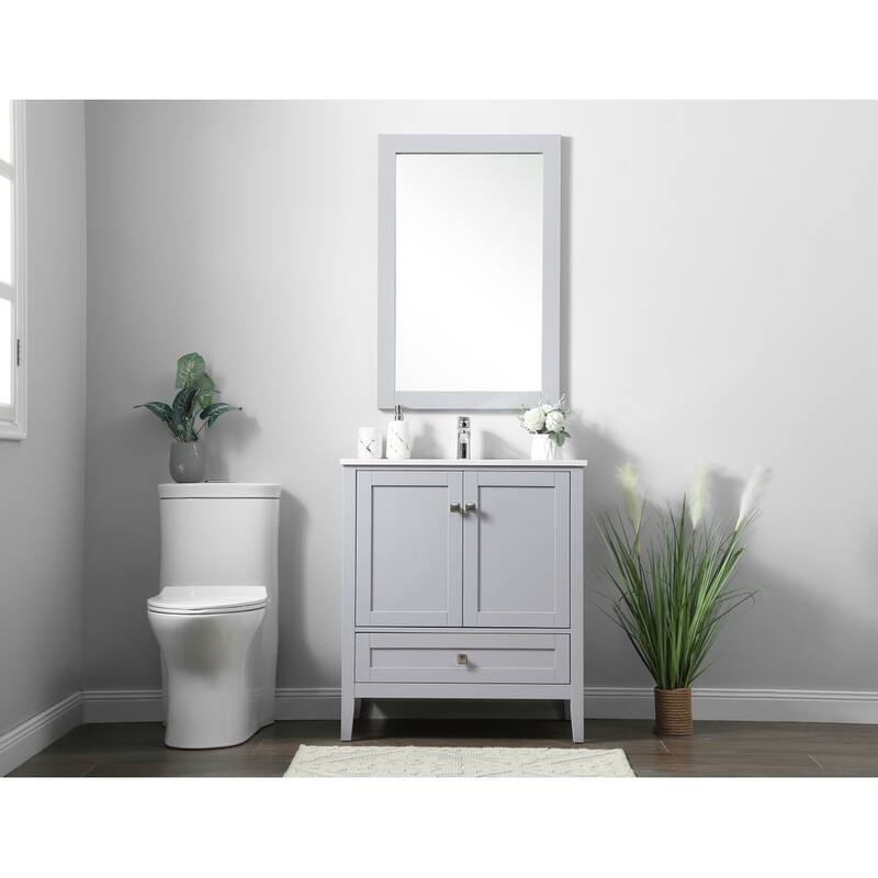 Elegant Lighting VF21130 Hamilton 30" Free Standing Single Basin