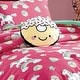 preview thumbnail 5 of 4, Pink Rainbows & Unicorns Reversible Kids Quilt Coverlet Bedspread Bedding Set