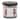 4" 12  Oz Delete My Belly Lidded Candle, Round, 4"H, Abstract - 4" x 4" x 4"