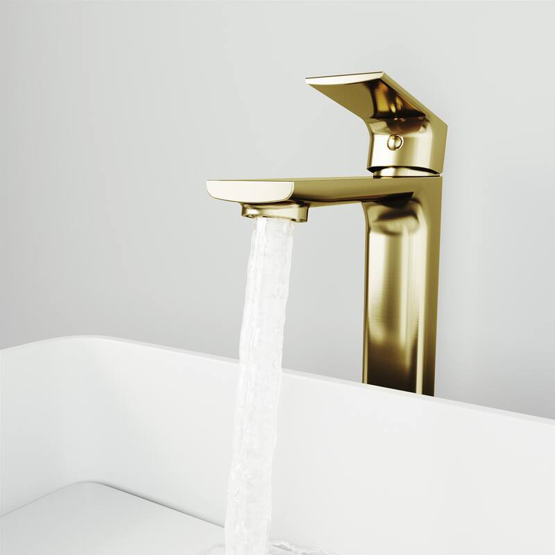 VIGO Norfolk 11" H Single Handle Single Hole Bathroom Vessel Faucet