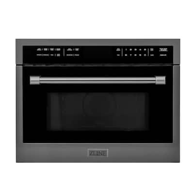 ZLINE 24" Microwave Oven in Black Stainless Steel (MWO-24-BS)
